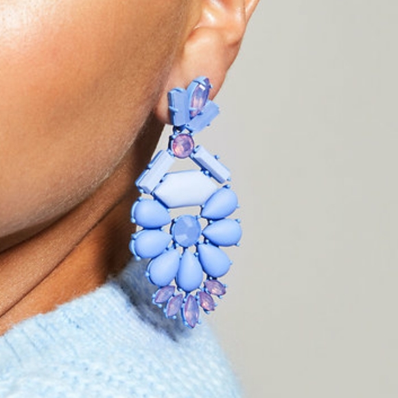 Stella & Dot Jewelry - Stella & Dot Heck Yes Statement Earrings Lavender